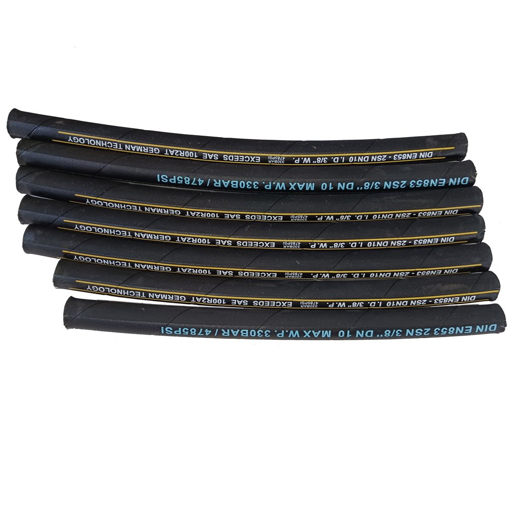Black Flexible NBR (Natural Rubber Latex) Air Hose Auto Gas Hydraulic Tubes Oil Hose-Custom Moulding Service Available