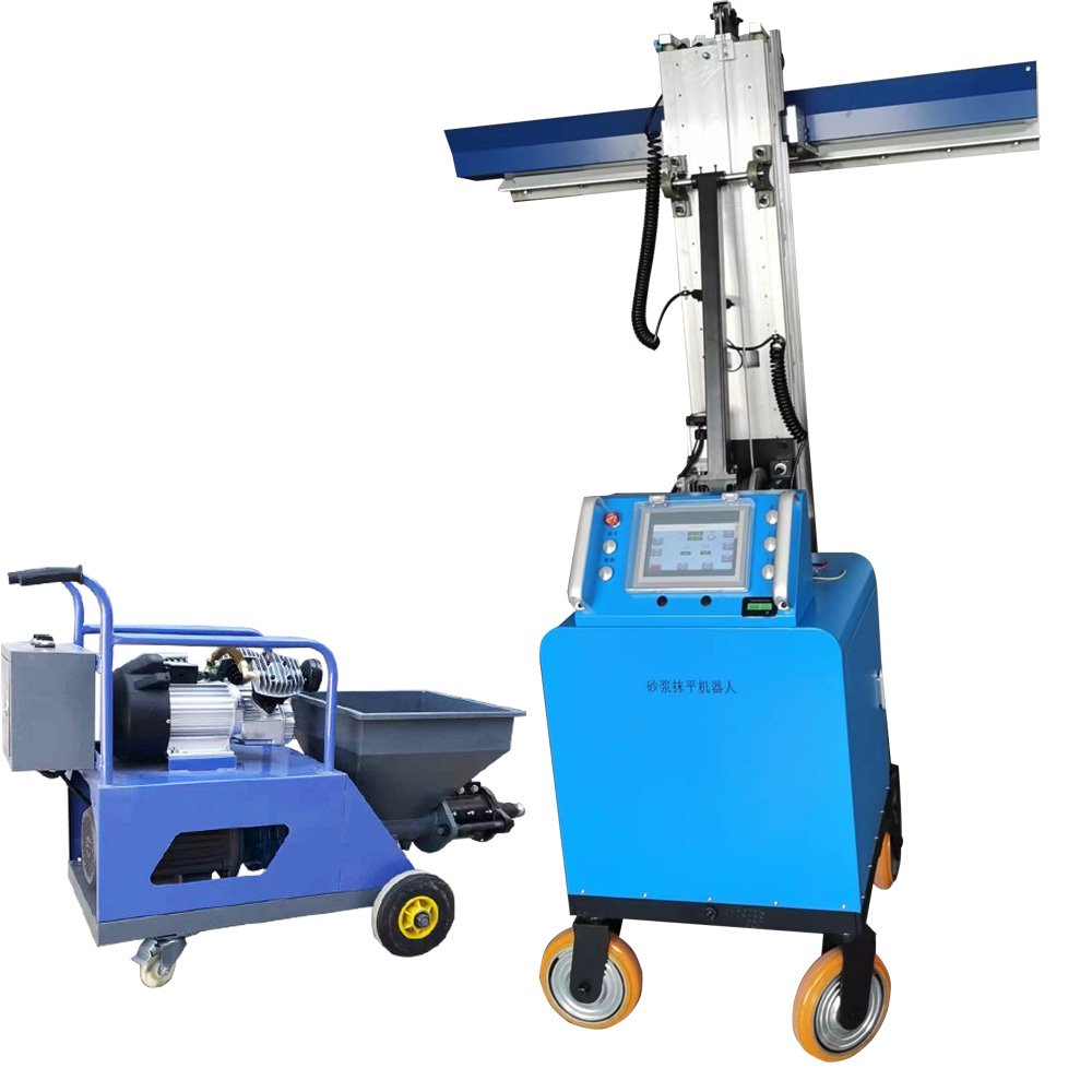 Wholesale Automatic Rendering Machine Wall Wiping Machine Wall Finishing Cement Plastering Machine for Sale