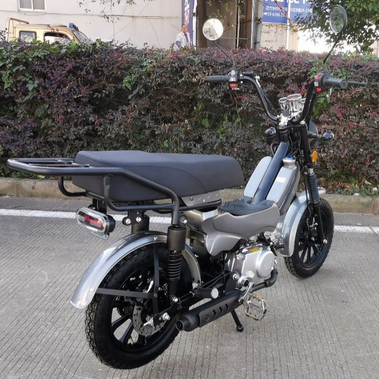 Cheap Price 4 Gear Moped LED Lights Euro5 50cc 110cc Front and Rear Disc Brakes Scooter 50cc Euro 5 Minibike with Pedal