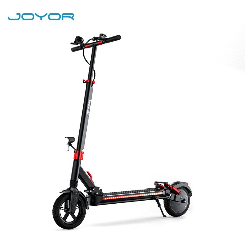 JOYOR G9 600W Electric Scooter with 9 Inch China Air Tire 52V18ah Lithium Battery Front & Disc Brake Portable Seat Lights Adults