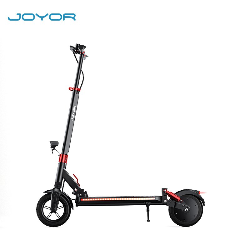 JOYOR G9 600W Electric Scooter with 9 Inch China Air Tire 52V18ah Lithium Battery Front & Disc Brake Portable Seat Lights Adults