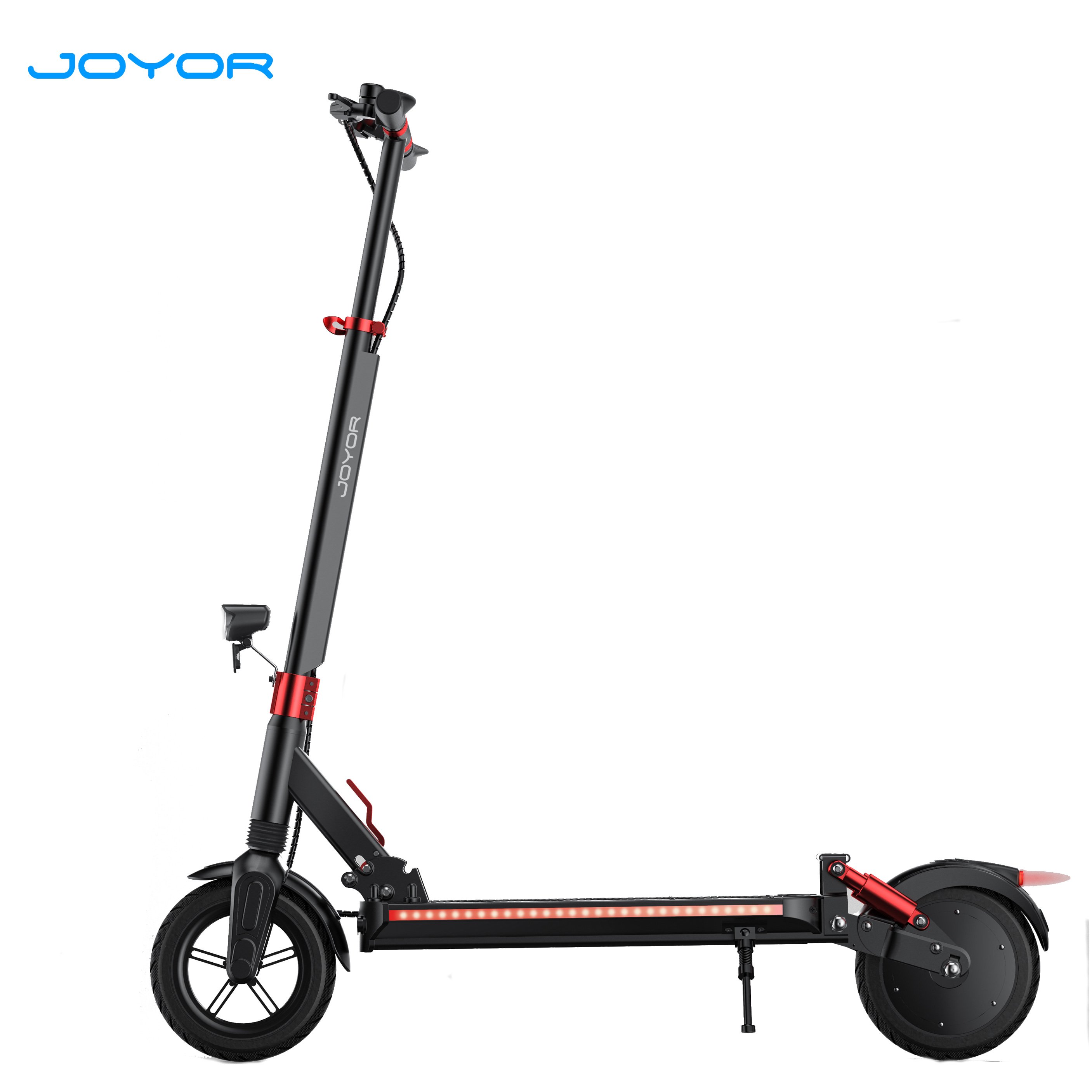 JOYOR G9 600W Electric Scooter with 9 Inch China Air Tire 52V18ah Lithium Battery Front & Disc Brake Portable Seat Lights Adults