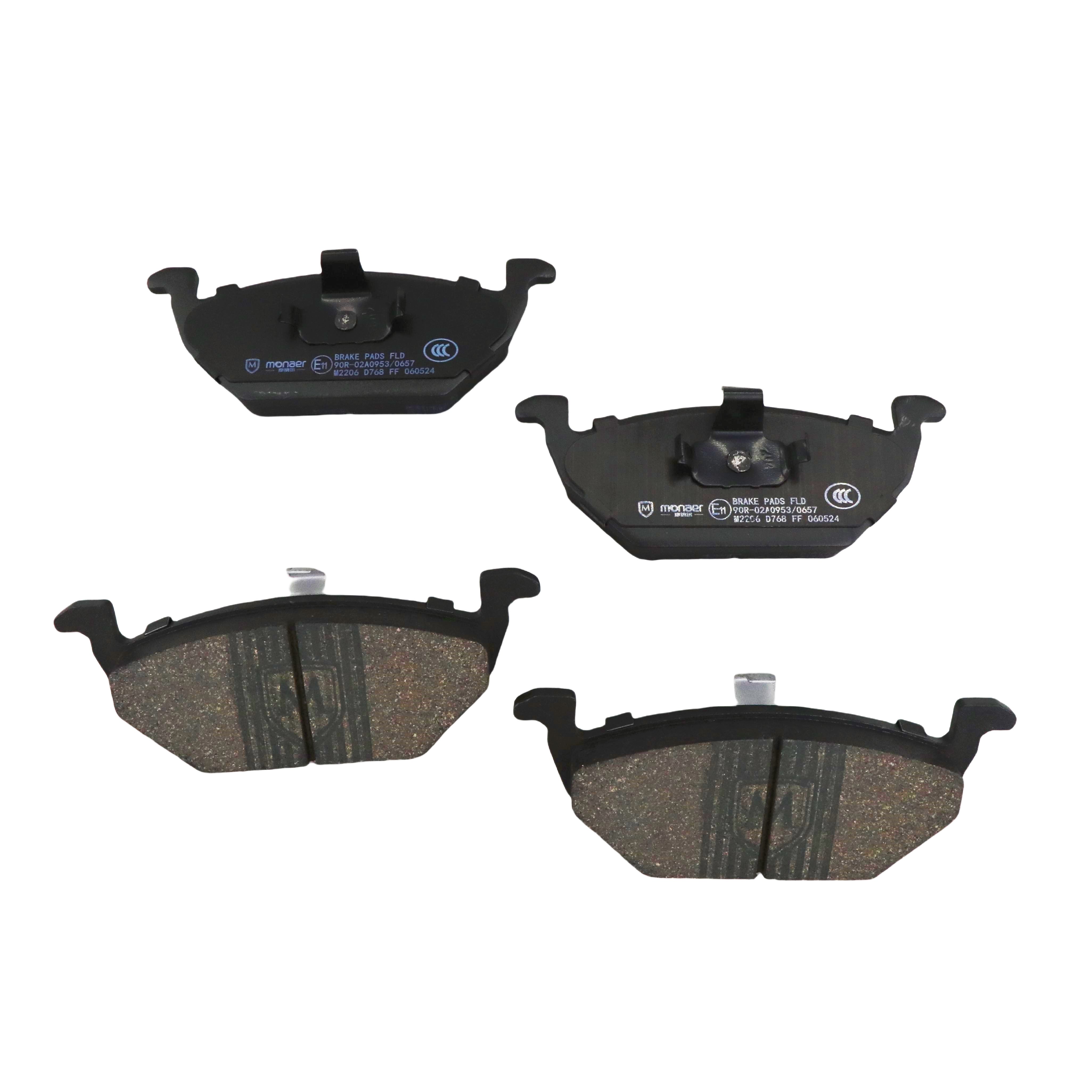 High Quality Monaer Ceramic Brake Pads M2206 D768 Low Sinking Wear-resistant and High Temperature Resistant