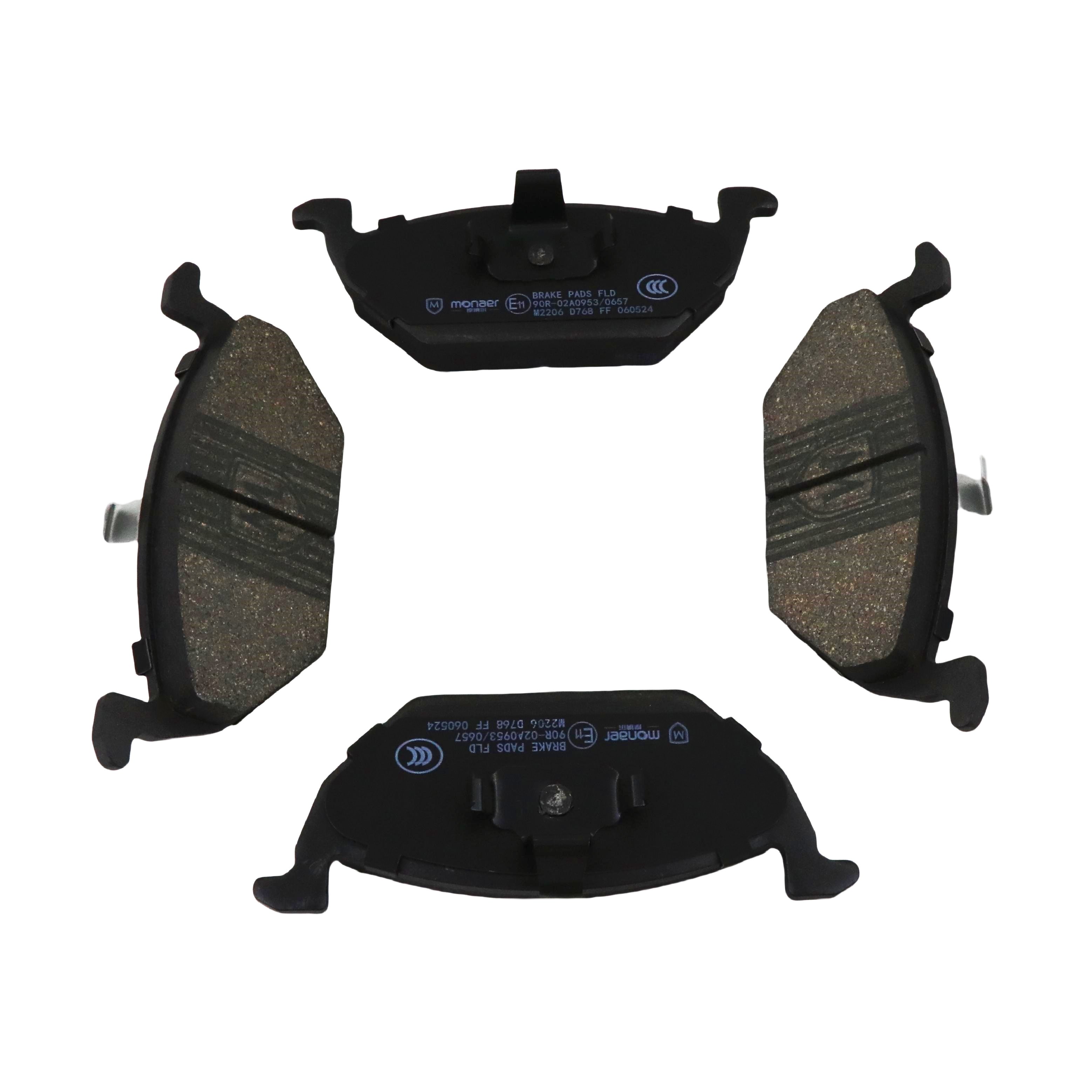 High Quality Monaer Ceramic Brake Pads M2206 D768 Low Sinking Wear-resistant and High Temperature Resistant