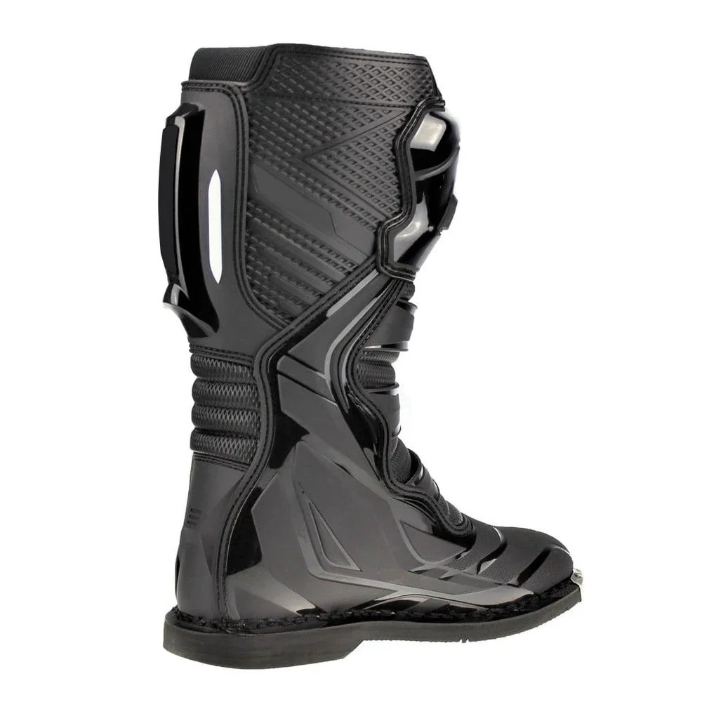 Top Quality Genuine Leather Fully Protective Long Motorbike Shoes Custom Logo Buckle Strap Durable Motorbike Boots