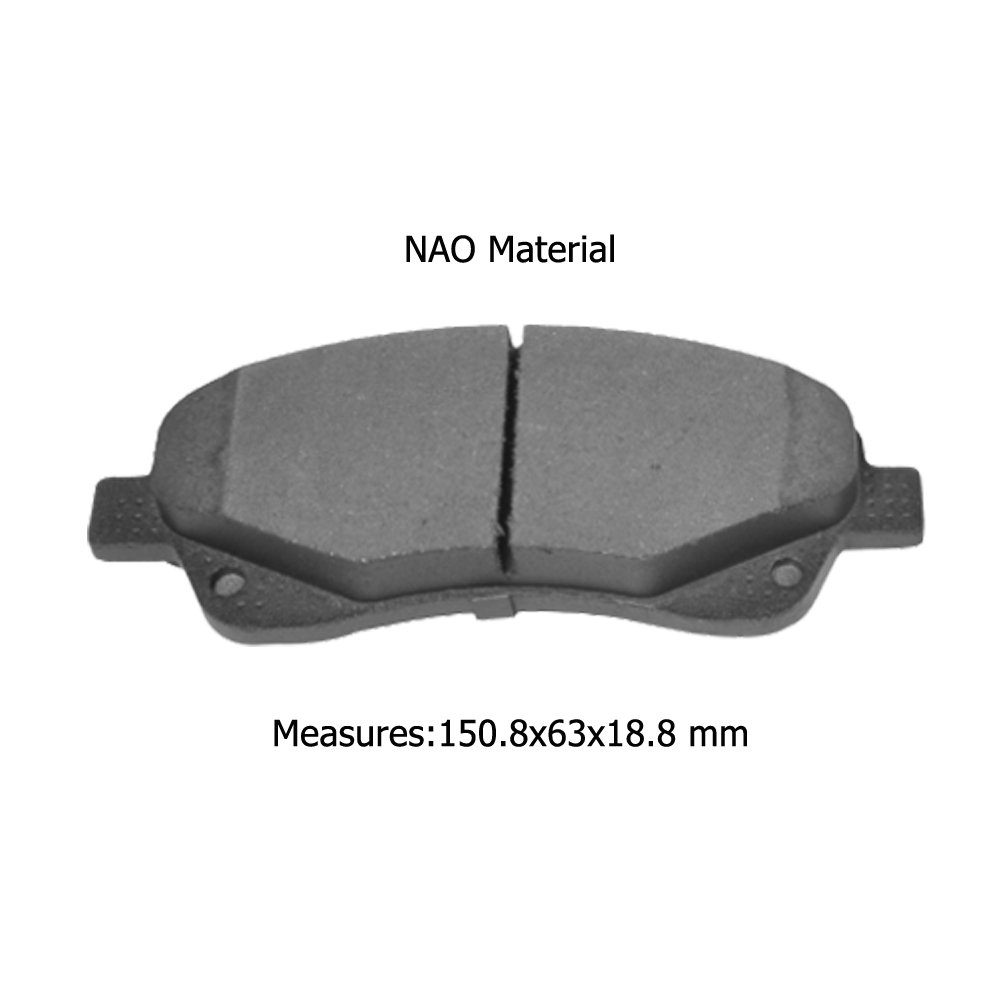 D2217-9457 Front Brake Pads for Toyota Corolla IX/Altis/Axio-Altis (_E12_) Saloon 08/2000-12/2008