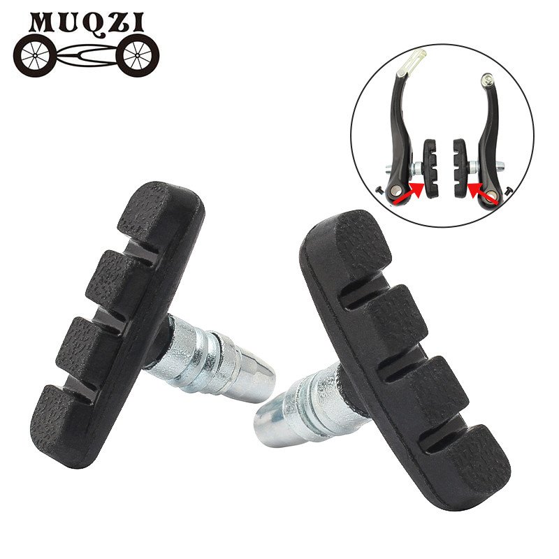 19209 MUQZI 54mm Folding MTB Road Bike V Brake Shoes Bicycle V-Brake Pads Rubber Blocks