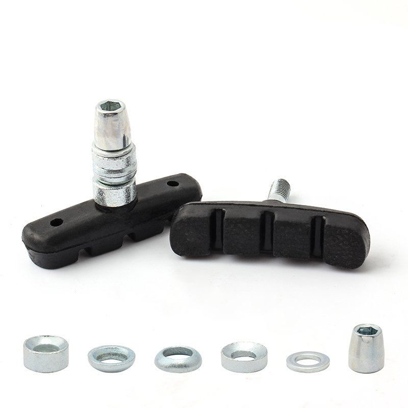 19209 MUQZI 54mm Folding MTB Road Bike V Brake Shoes Bicycle V-Brake Pads Rubber Blocks