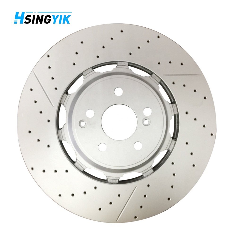 Front Universal Breaks Pads Gray Iron 390x36MM Brake Disc Rotors for MERCEDES BENZ S-CLASS W222 V222 X222 AMG S63 A2224212612