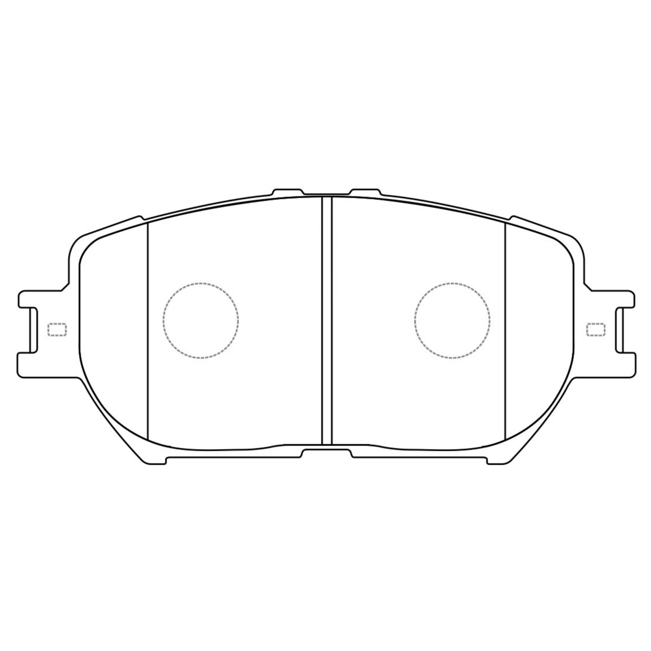 High Performance Factory Auto Parts Brake Pads (Pastillas De Freno) OEM Disc D908/D1052/wva 23806/23928 Is Front Axle Brake