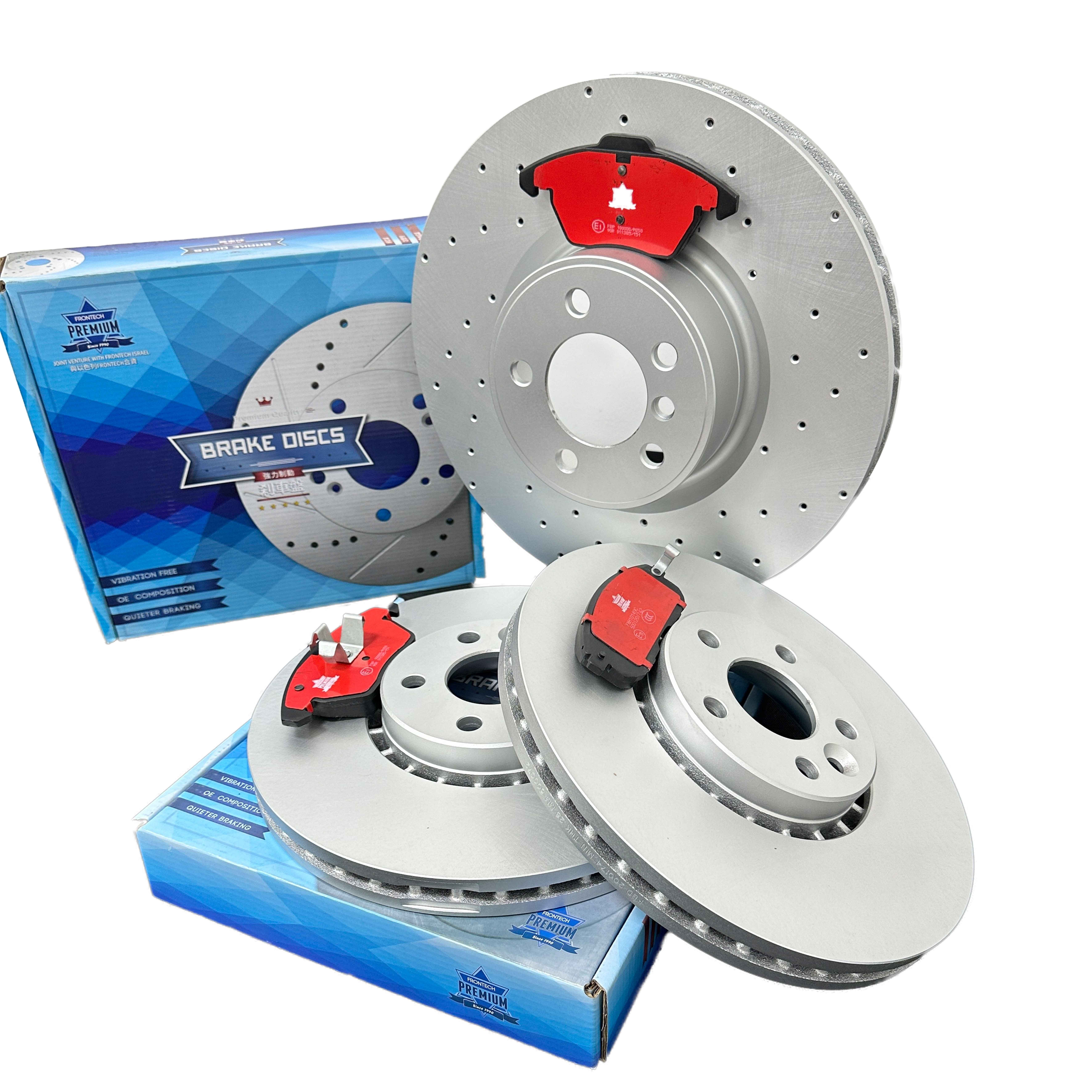 Frontech Performance Auto Disc Brake Rotor for Vehicle High Quality Brake Discs bmw G30 toyota corolla Ae100