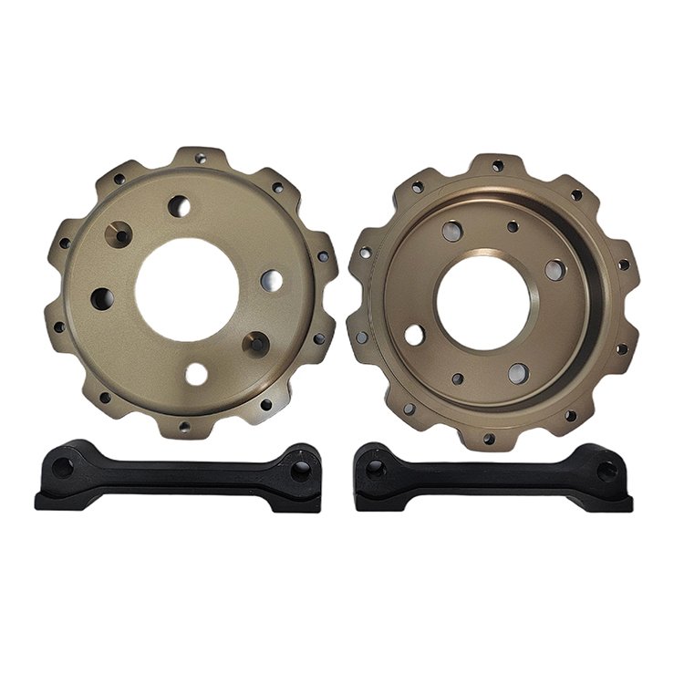 RM4S 285 Small Wheel Forged 4 Piston Brake Caliper 15 16 Wheel Brake Kit 4 Piston Brake Kit for Honda Fit/Jazz
