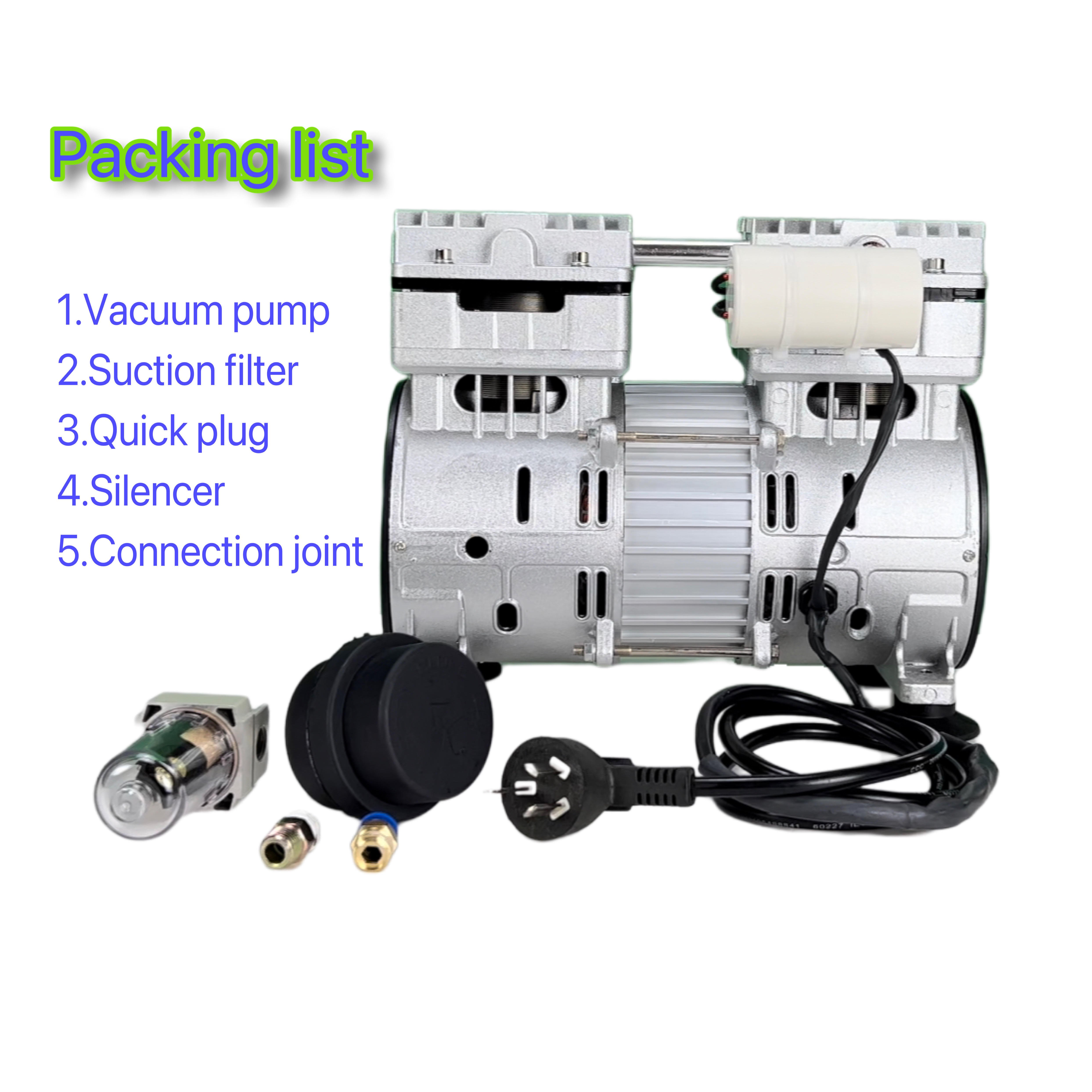 Top of the Line Portable 8-bar 3-cylinder 100l Oil-free Silent air Compressor