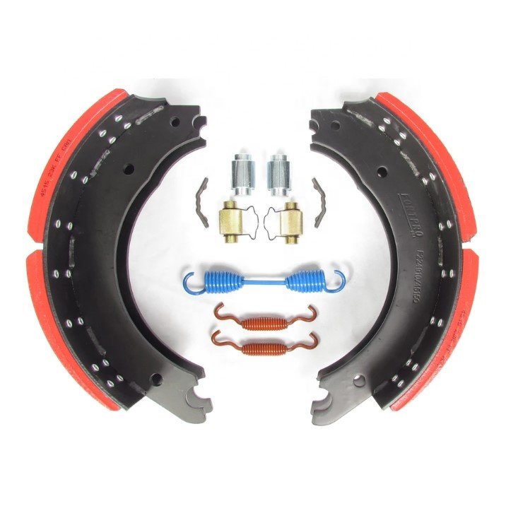 Oem FUWA Meritor Axle Duty Bandas De Freno Lining 4515 4515Q Brake Shoe 15205533 for MACK TRUCK