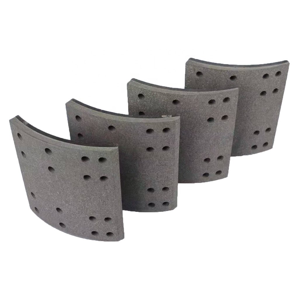 Oem FUWA Meritor Axle Duty Bandas De Freno Lining 4515 4515Q Brake Shoe 15205533 for MACK TRUCK