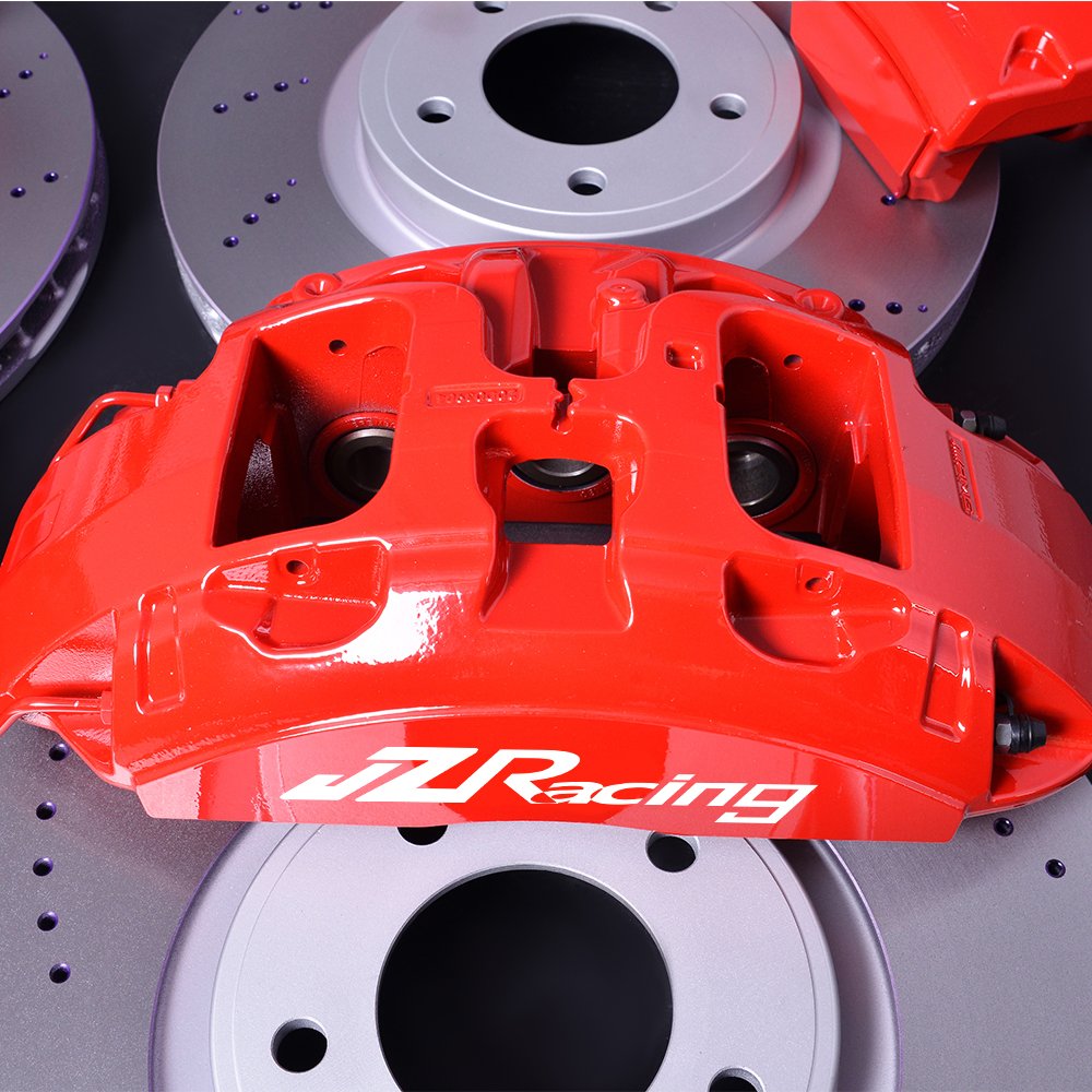 JZRacing-11 AMG 6-Pistons BBK Brake Caliper Disk Kit High-Performance Dragon Brake Disc Caliper with Tuning Brake Systems