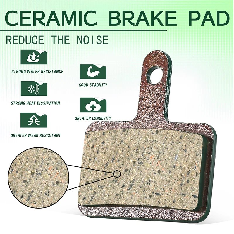 OEM/ODM BUCKLOS Ceramic Bicycle Hydraulic Disc Brake Pads MTB Brake Pad Wear-resistant Mountain Bike Disc Brake Pads