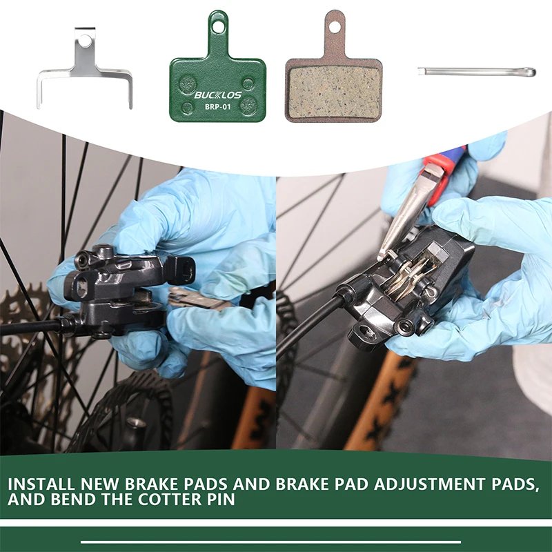 OEM/ODM BUCKLOS Ceramic Bicycle Hydraulic Disc Brake Pads MTB Brake Pad Wear-resistant Mountain Bike Disc Brake Pads