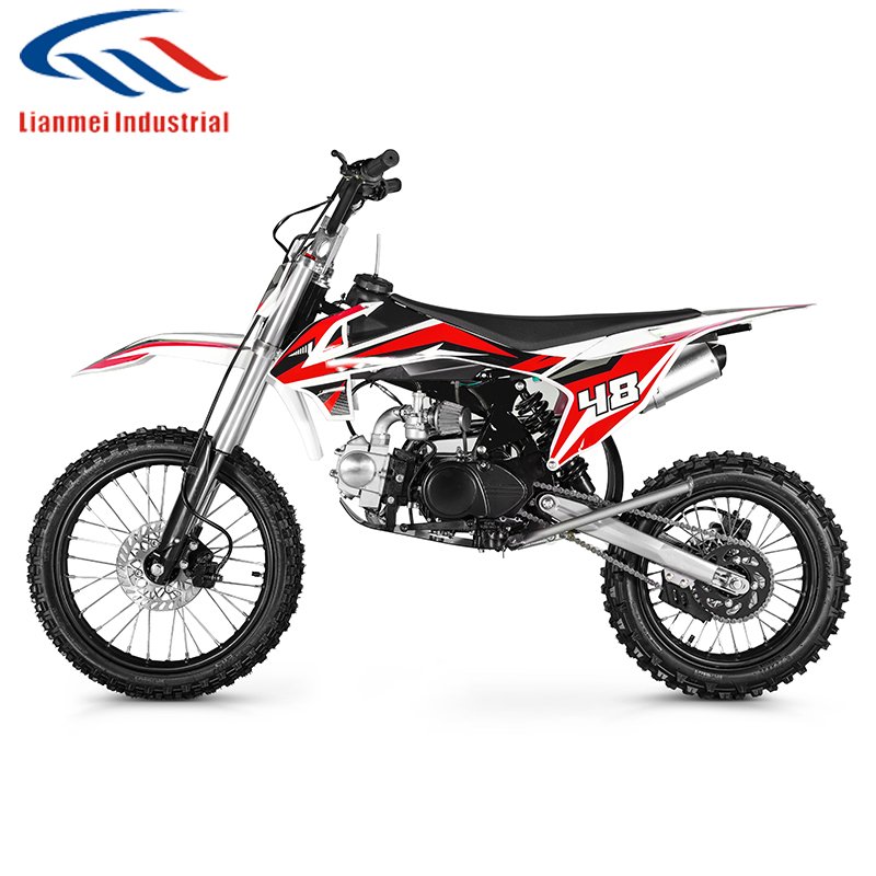 Gasoline Off-Road Motorcycle 125cc Dirt Bike Adults Four Stroke Motor Cross with Two Wheel