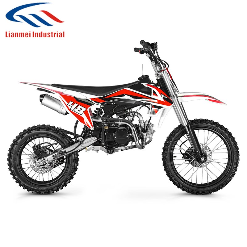 Gasoline Off-Road Motorcycle 125cc Dirt Bike Adults Four Stroke Motor Cross with Two Wheel
