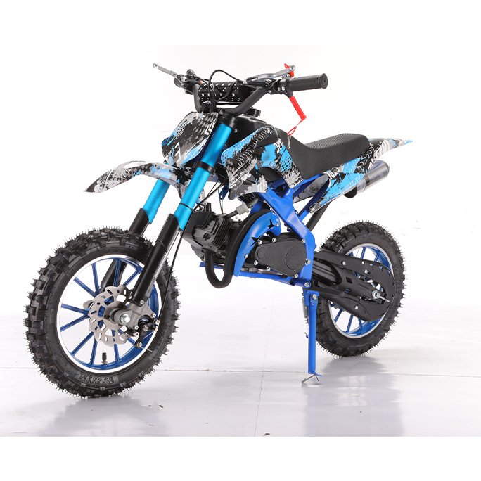 Wholesale Double Disc Brake Petrol Powered Pull Start 2 Stroke Mini Dirt Bike 49cc for Kids
