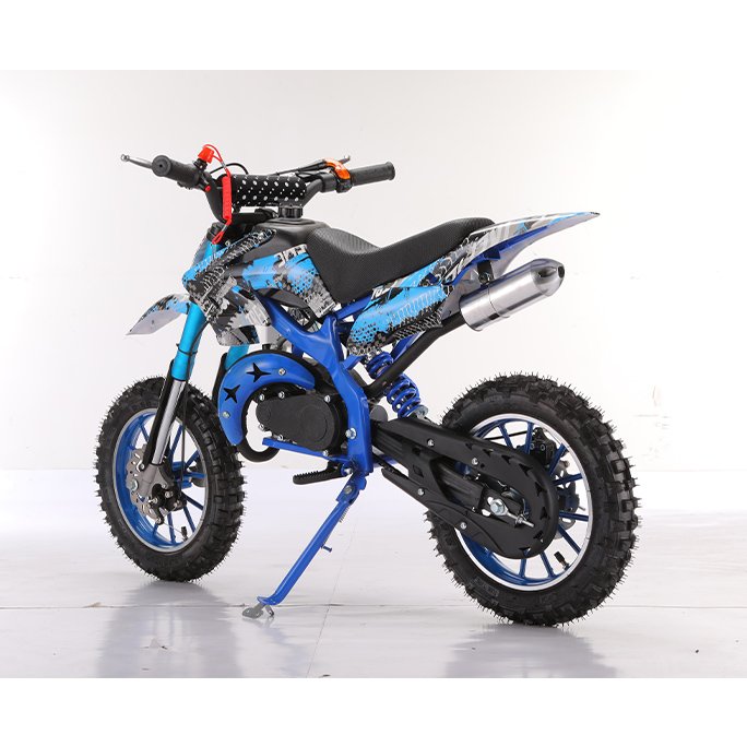 Wholesale Double Disc Brake Petrol Powered Pull Start 2 Stroke Mini Dirt Bike 49cc for Kids