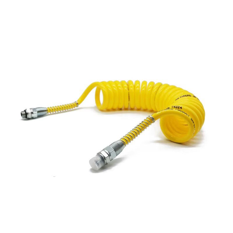Air Brake Coils with Fittings for Trailers Essential Parts & Accessories PA12 Material Spiral Hose
