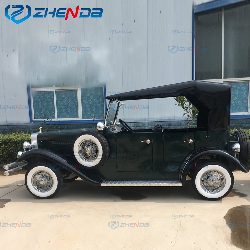 2023 New Coming 5 Seats Superior Quality Vintage Electric Retro Antique Classic Car for Sale