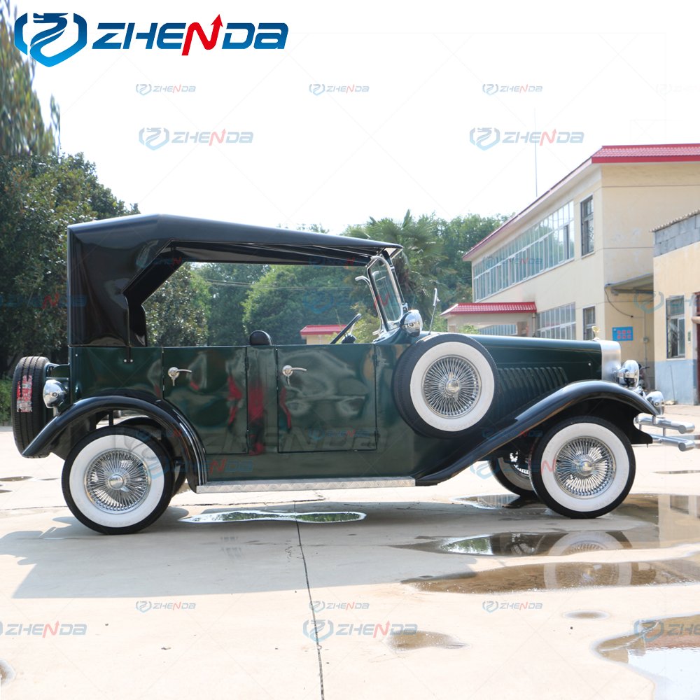 2023 New Coming 5 Seats Superior Quality Vintage Electric Retro Antique Classic Car for Sale