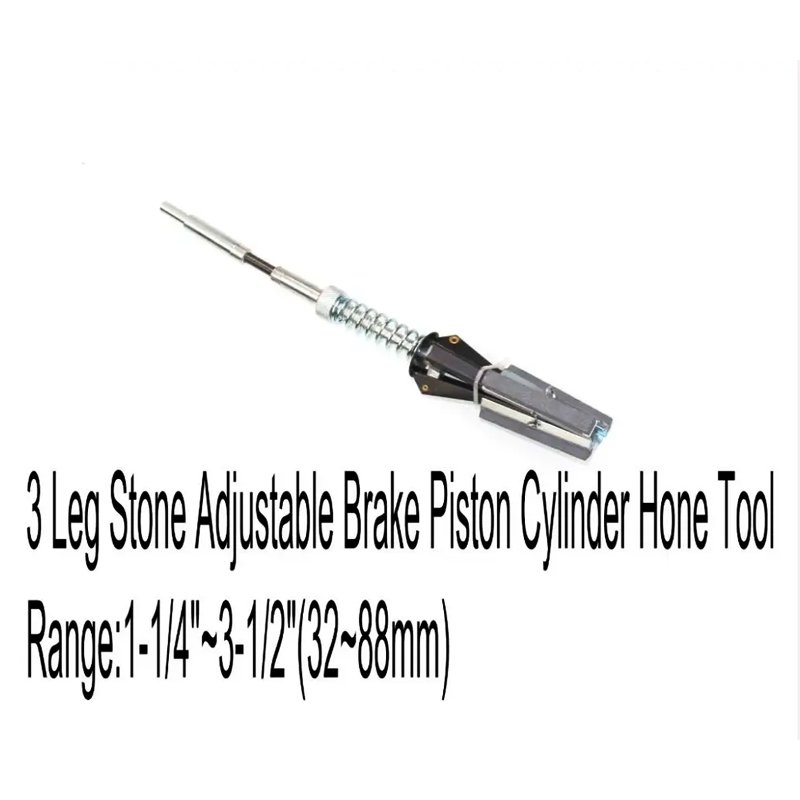 New 3 Jaw Adjustable Brake Piston Cylinder Hone Tool With Versatile Range 18-63mm 32-88mm and 51-177mm