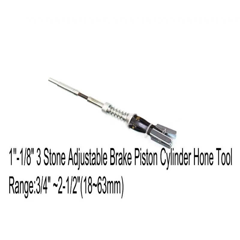 New 3 Jaw Adjustable Brake Piston Cylinder Hone Tool With Versatile Range 18-63mm 32-88mm and 51-177mm