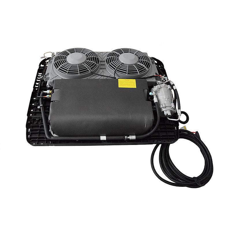 24V 12V Auto Parking Cooler Whole Machine Truck Sleeper Rooftop Air Conditioner R134a for Tractor RV Vans