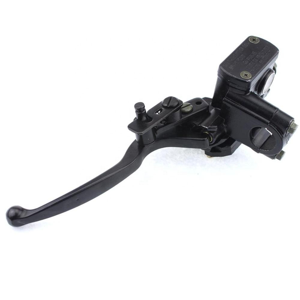 GOOFIT Hydraulic Brake Master Cylinder Brake Lever Handle with Cable Replacement for 50cc 70cc 90cc 110cc 125cc 150cc Chinese