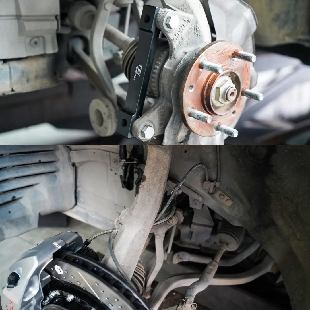 Front Big Brake Kit P40NS 4 Piston Caliper With 330*28 mm Rotor BBK Auto Brake System for Mazda 6 16 Inch Car Rim