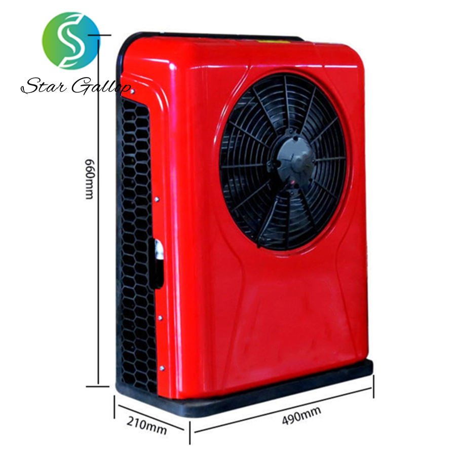 Air Cooling System Set Auto Parts Truck Parking Air Conditioning Truck Air Conditioner 12V