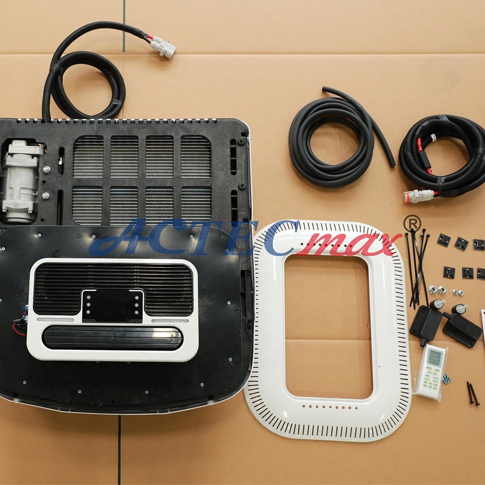 24V Auto Parking Air Conditioner AC.161.103 Rooftop Mini Truck Air Conditioning 12V RV Camper Van Accessories AC Portable Unit