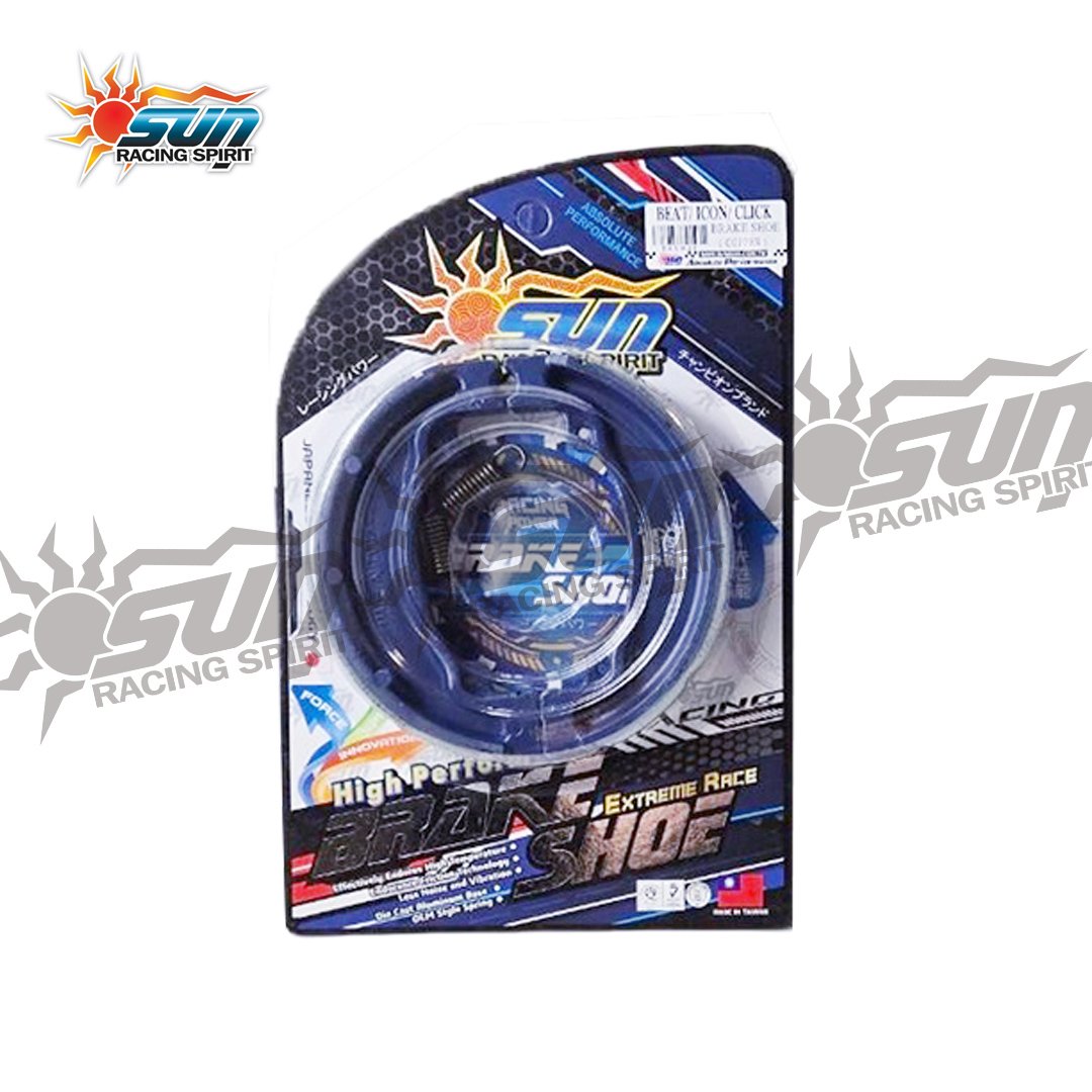 Sun Racing BEAT/ICON/CLICK Taiwan for Retrofit and Upgrade Technology Motorcycle Drum Brake Shoe Lining
