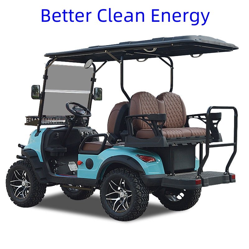 New Stylish High Quality 4-Seater Off-Road Electric Golf Cart High Power US Best Price EEC/DOT Certificate 8 Passenger Capacity