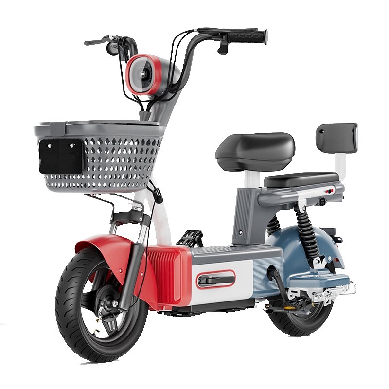 Wholesale Portable Electric Bicycle 350w 48v Electric City Bike Cheap Electric Scooter With Pedal