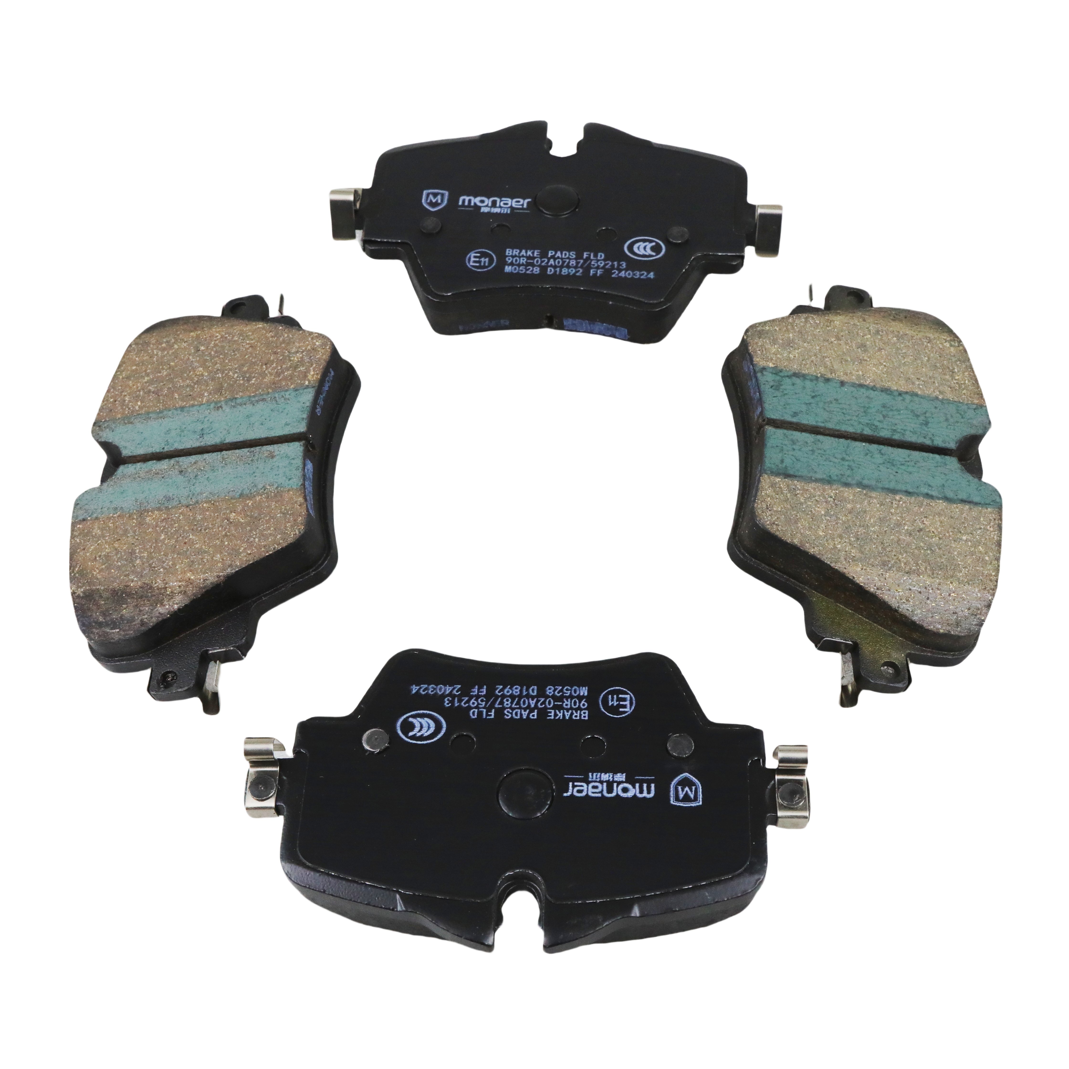 High Performance Front Ceramic Rear Disc Brake Pad M0528 D1892 for BMW