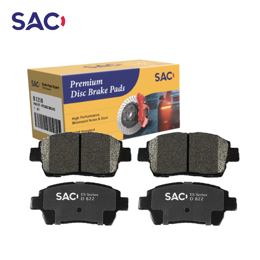 SAC China Factory Manufacture Auto Spare Parts for Toyota Prius Semi-metallic Brake Pad D822 04465-0d020
