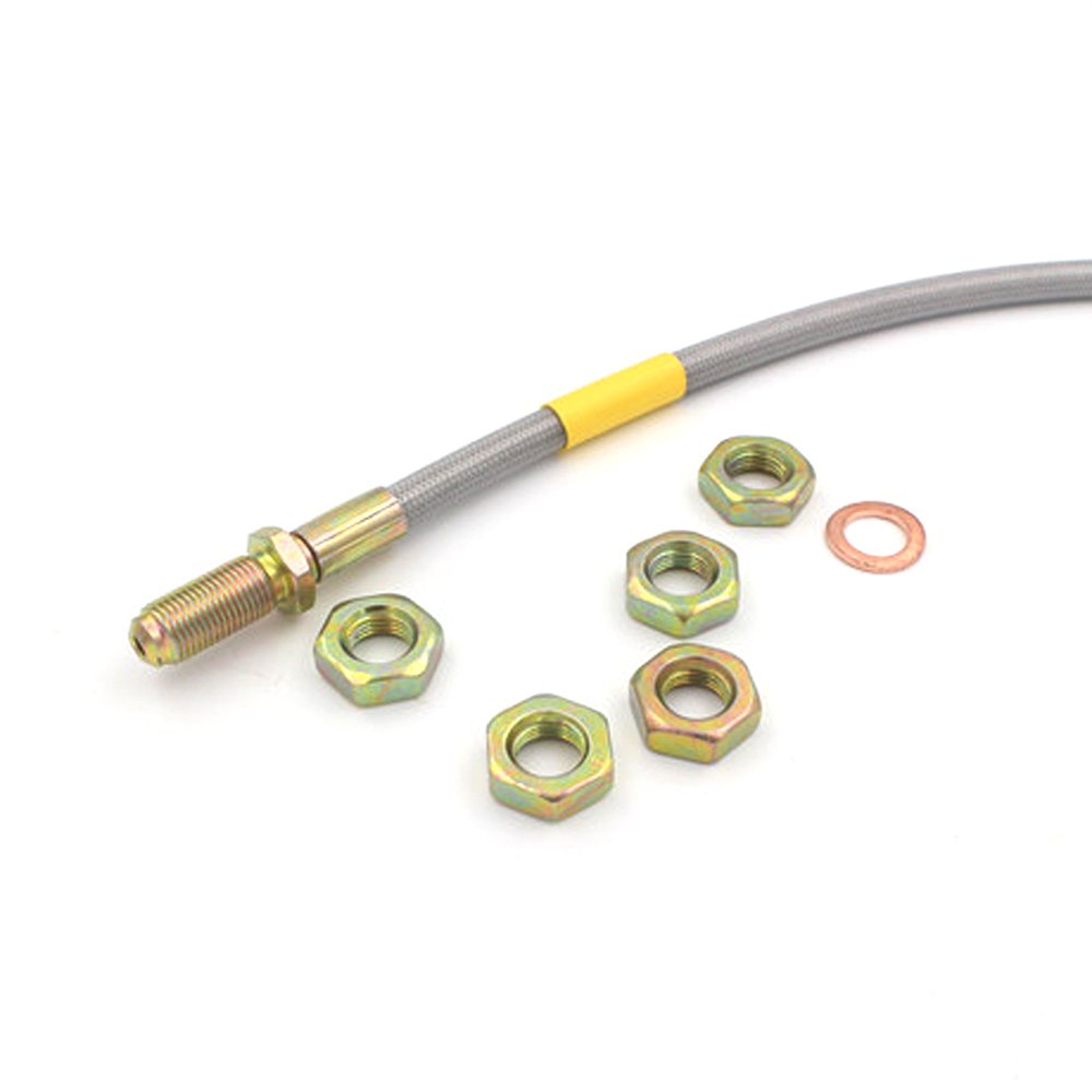 Universal Brake Hose PVC TPU Protective Layer Stainless Steel Wire Weaving PTFE Inner Core for Lift Tuning Brake Systems