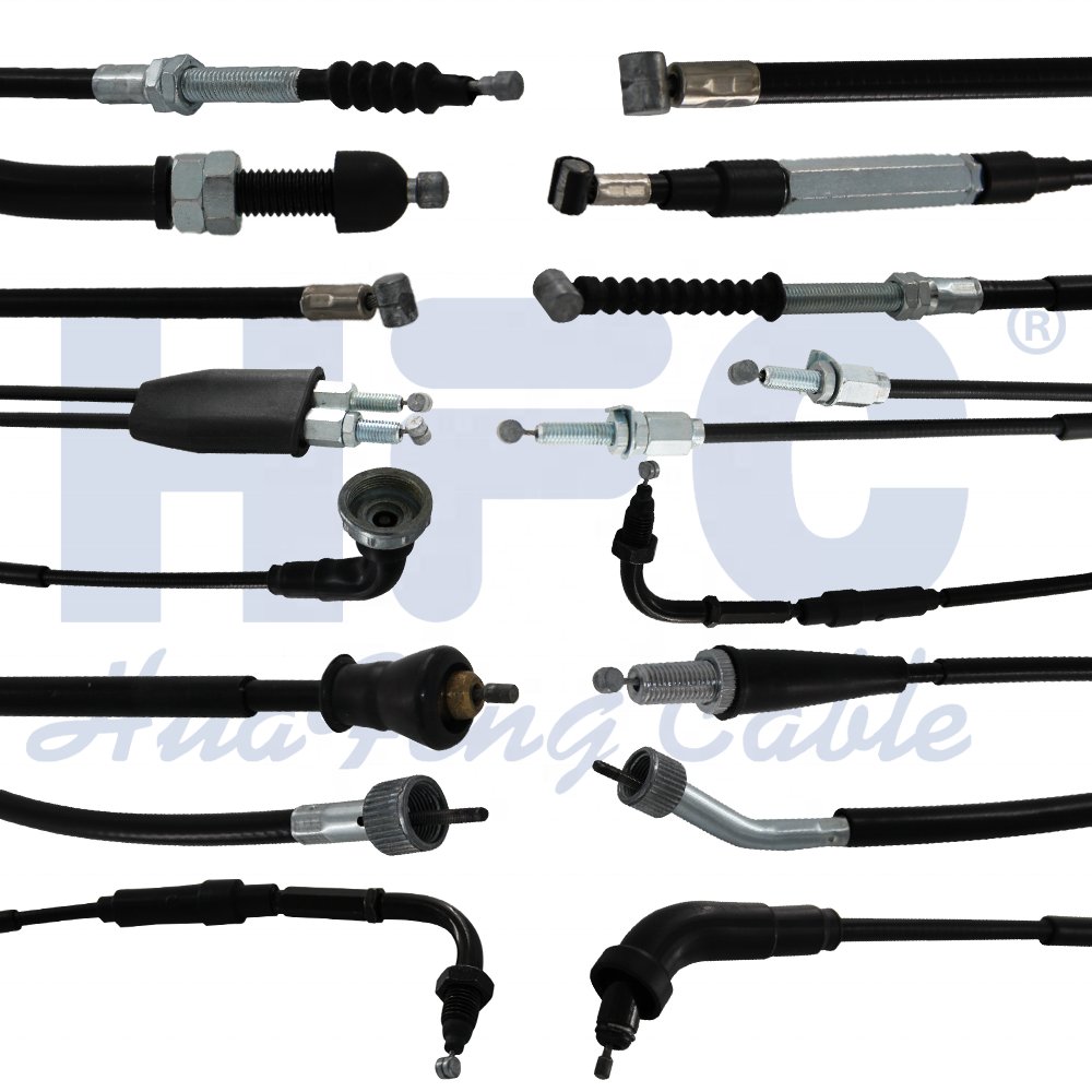 Free Sample Factory Made Motorcycle Brake Cables Speedometer Cable for Motorbike Clutch Brake Choke Throttle Cable