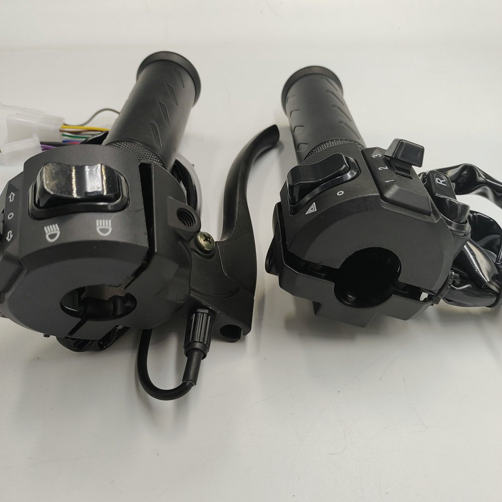Electric Bicycle THROTTLE+Combination Switch Light+turning+horn+reverse+3 Gears BUTTON Assembly TRICYCLE Scooter CONVERSION PART