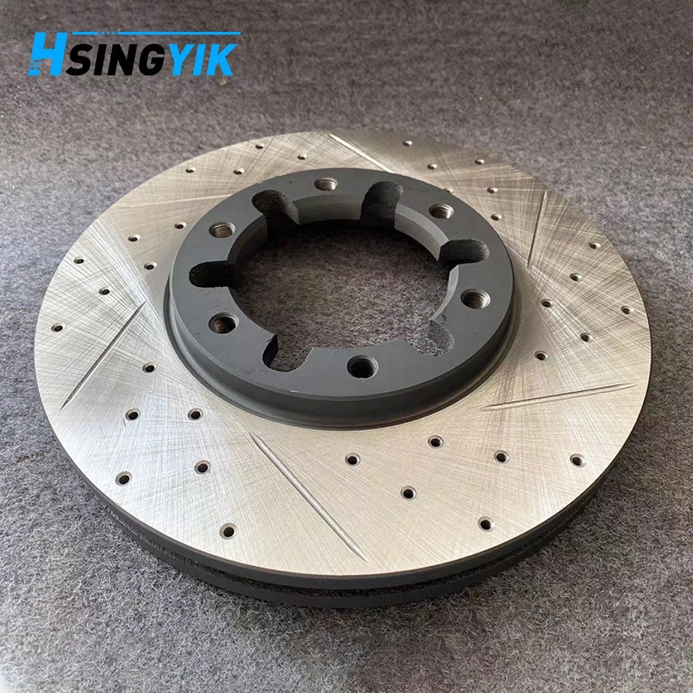 Hsingyik 40206-VB000 High Performance Drilled and Slotted Vented Brake Disc for Nissan Patro 40206-VB001
