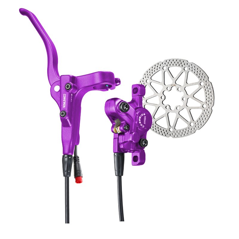 Manufacturer CORERIDE High Quality Aluminium Braking Parts Hydraulic Brake Ebike Hydraulic Brakes With Rotors
