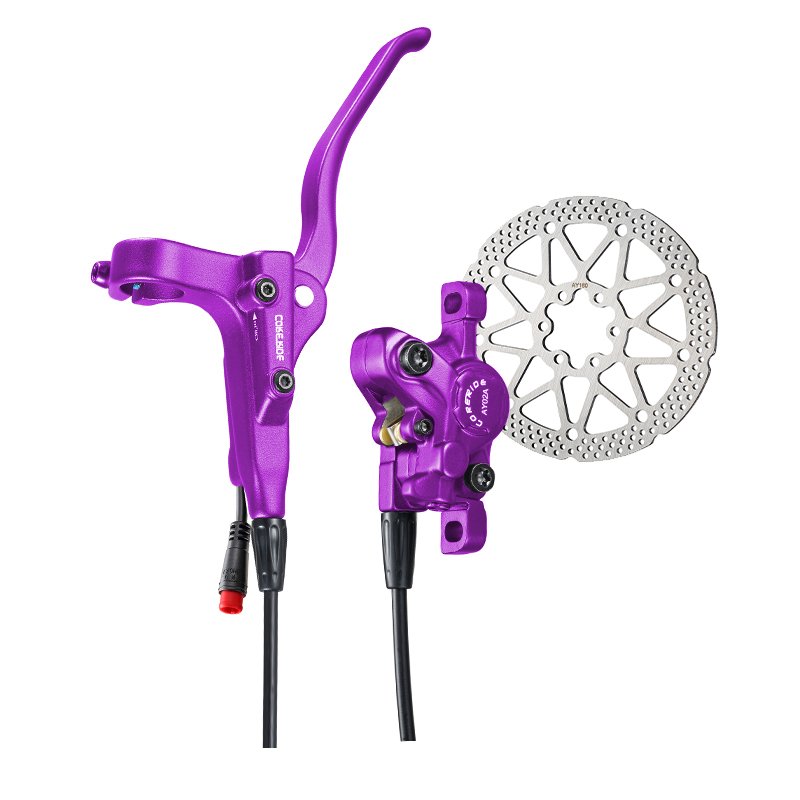 Manufacturer CORERIDE High Quality Aluminium Braking Parts Hydraulic Brake Ebike Hydraulic Brakes With Rotors
