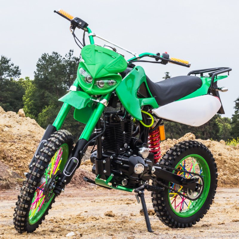Gasoline Other Motorcycles 150cc Air Cool Kick and Electric Start Off Road Dirt Bike Adult 4 Stroke Big Wheel Dirt Bike