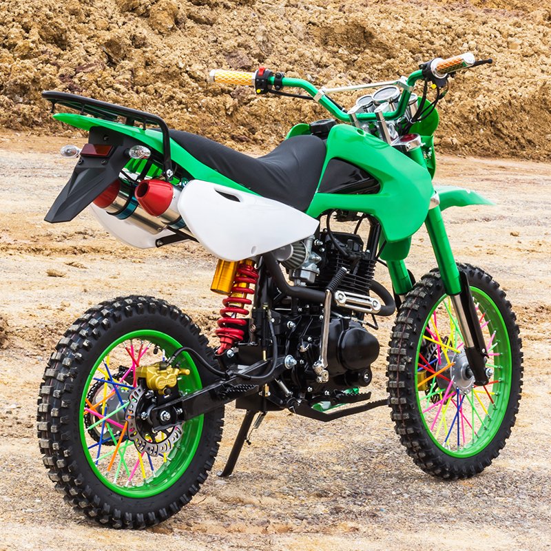 Gasoline Other Motorcycles 150cc Air Cool Kick and Electric Start Off Road Dirt Bike Adult 4 Stroke Big Wheel Dirt Bike