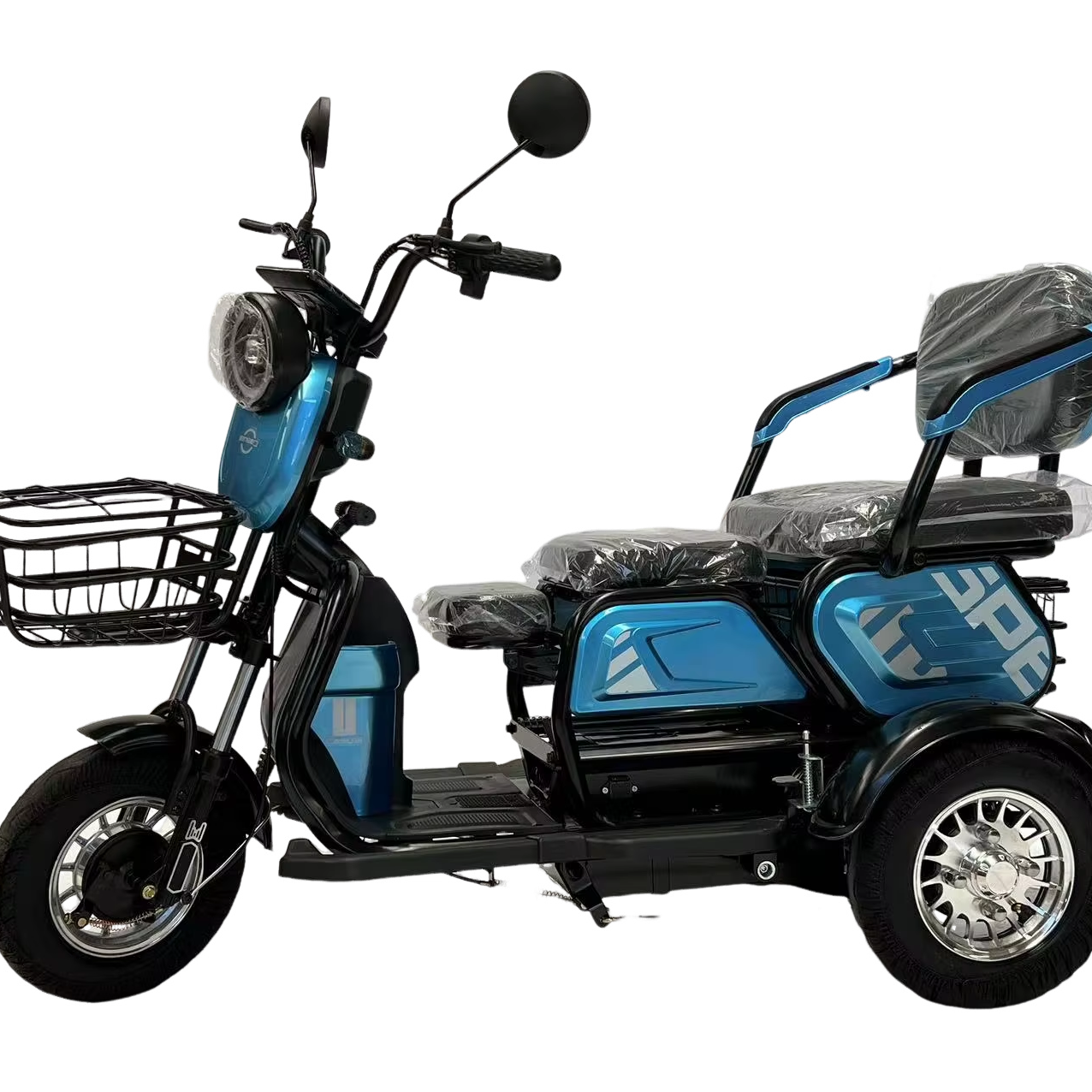 ZF/TW-100 (XK) Adults' Three-Wheel Electric Bike, Solar-Powered Scooter, Wholesale, Best-Grade Electric 600W-1000W Motor
